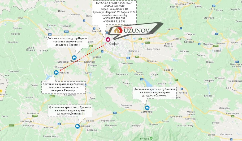 Магазин за врати в Радомир